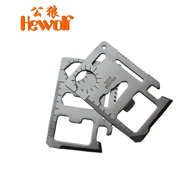 1 шт. титановый нож из нержавеющей стали кредитная карта оборудование для