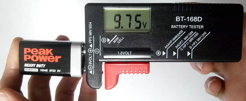 Тестер уровня заряда батареи Цифровой тестер для батарей AA AAA C D 9 В 1 5 в
