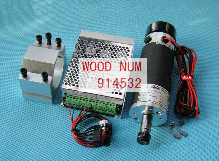 ER11 DC110V 600 Вт Гравировальный Станок с воздушным охлаждением Шпиндельный двигатель