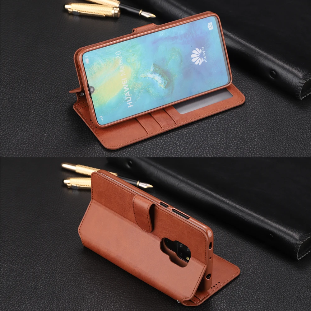Роскошный кожаный чехол кошелек для Huawei P20 Lite Pro Mate 20 20X телефона откидной Чехол