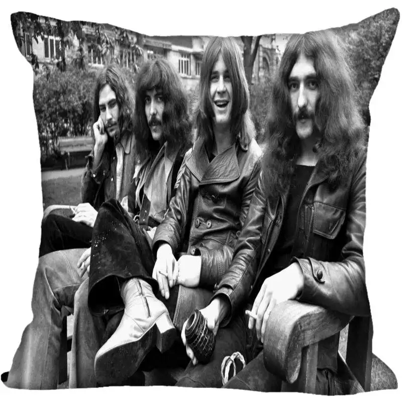 На заказ, черный SABBATH, квадратный чехол для подушки, на заказ, на молнии, для спальни, для дома, чехол для подушки, 1 шт., на заказ, 40x40 см - Цвет: 12