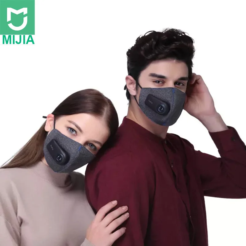 Xiaomi Mijia чистая воздушная маска против загрязнения PM2.5 может заряжаться для