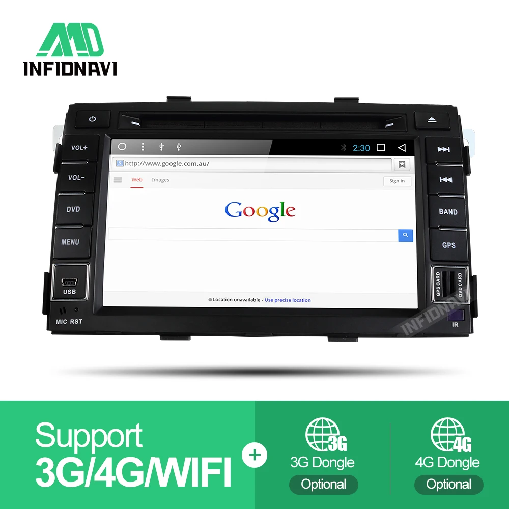 Infidnavi ZLSLT7071 2G+ 3 2G android 7,1 автомобильный dvd для kia sorento 2009 2010 2011 2012 2 din в тире автомобиля стерео gps нагнетания