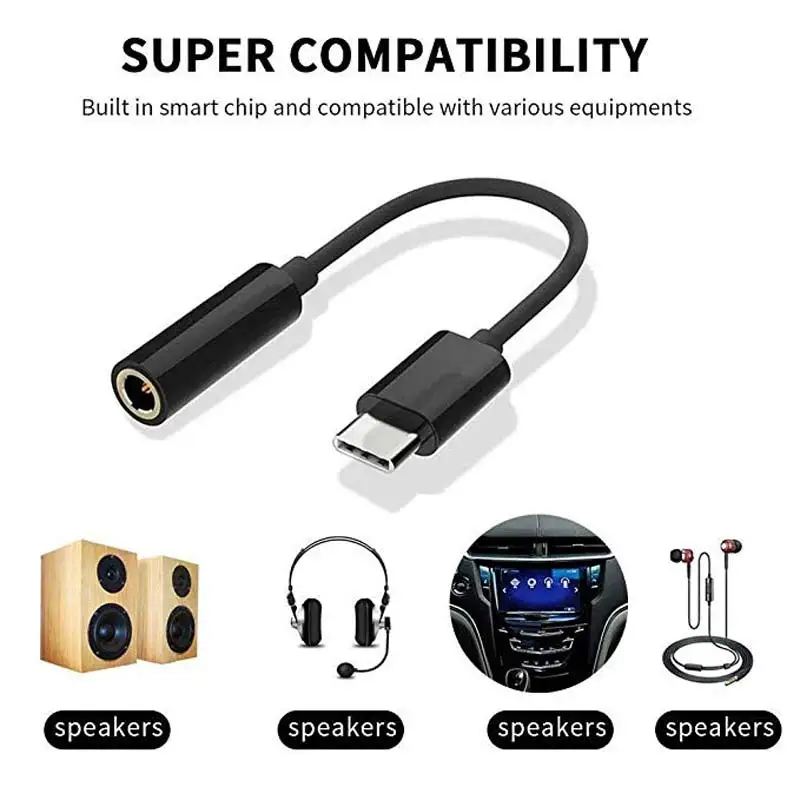 Адаптер для наушников переходник Aux с USB Type C на 3 5 мм Google Pixel 2/XL/Pixel 3/XL/Pad Pro/Samsung S10