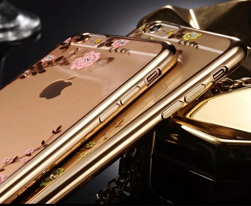Чехол для iPhone 11 Pro Max 2019 5S 6 6S 7 8 Plus X XR XS Роскошный прозрачный мягкий чехол из ТПУ с