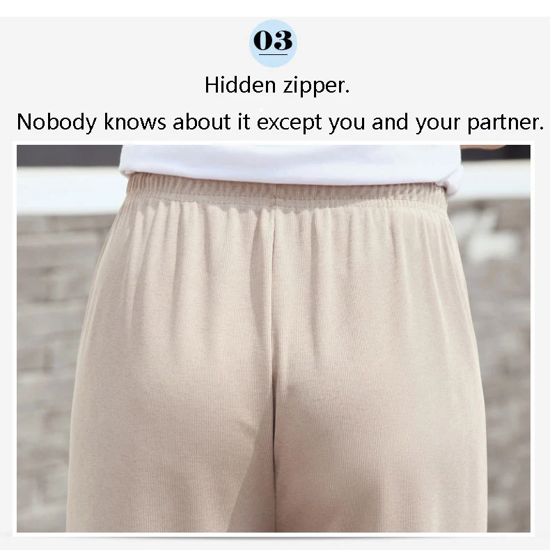  Уличные пикантные леггинсы Обрезанные штаны с открытой промежностью на молнии