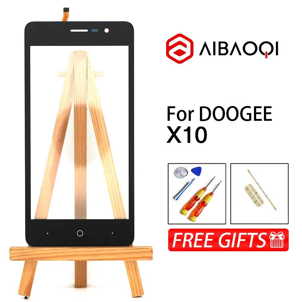 AiBaoQi Новый 5 0 дюймовый сенсорный экран в сборе замена для телефона модели Doogee X10 |