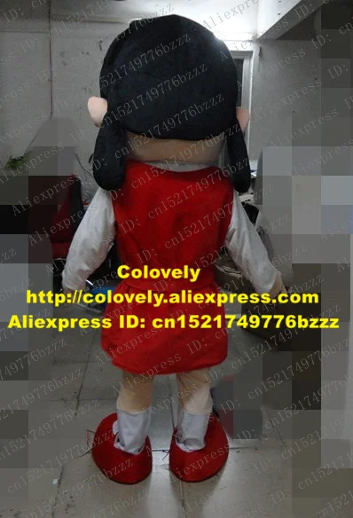 Sweet Red Girl Shizuka Minamoto Mascot Costume Mascotte Lassock Doraemon With White Shirt Skirt Adult No.3625 Free Ship | Тематическая