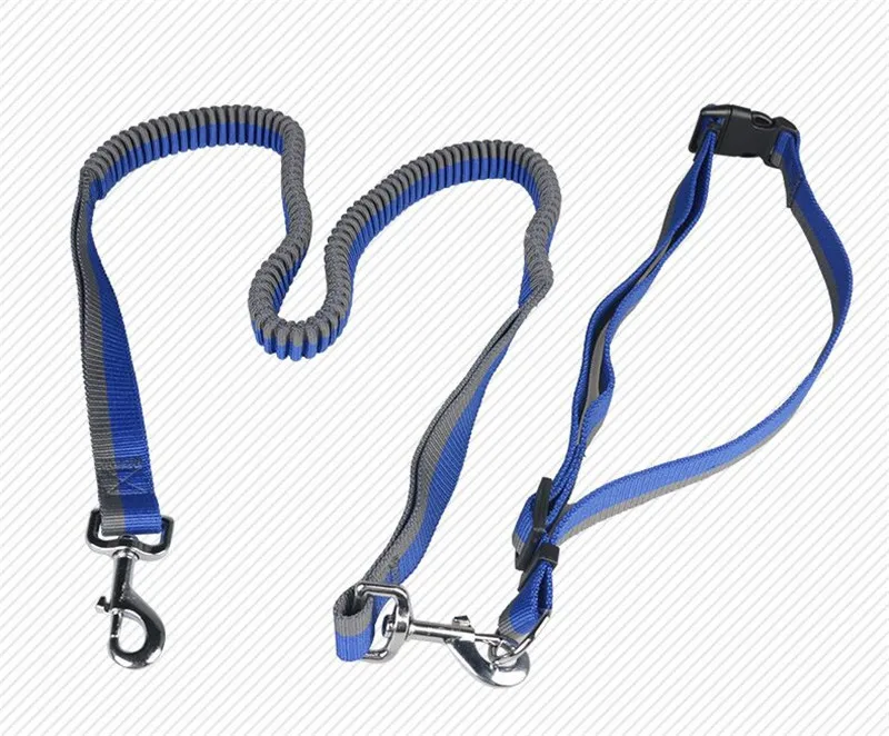 

B36 hands free pet Leashes Nylon dog Pull strap for meidum and big dogs