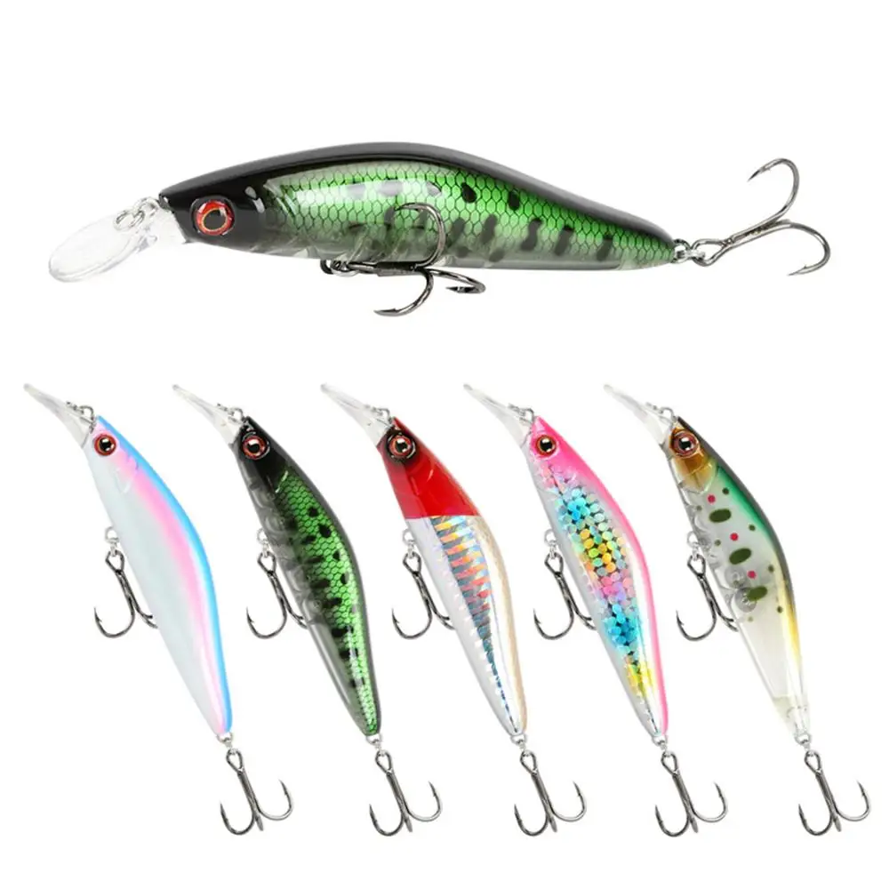 

9.5cm 13g 5-Colors Long Shot Diving Bionic Minnow Lure Sinking Artificial Bait Hard Bait Fishing Lure Wobbler