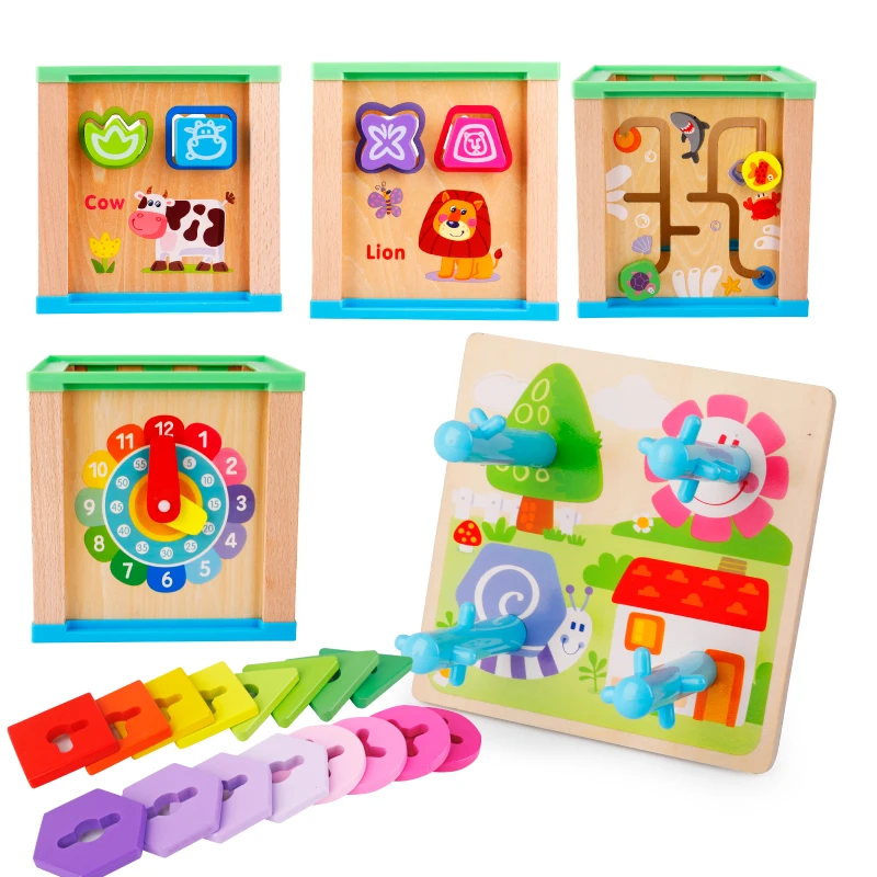 

Wooden Montessori Toys Around Bead Maze Montessori Materials Preschool Learning Educational Math Toys For Children Birthday Gift