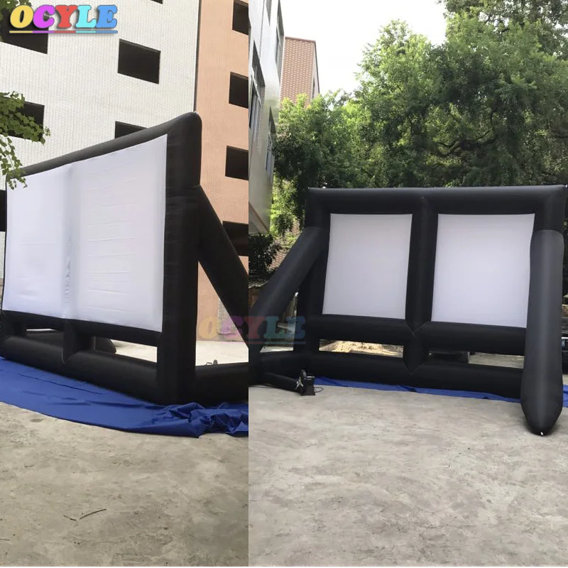 Бесплатная доставка гигантский надувной экран для кино размером 5 4x4 2x2 8 м