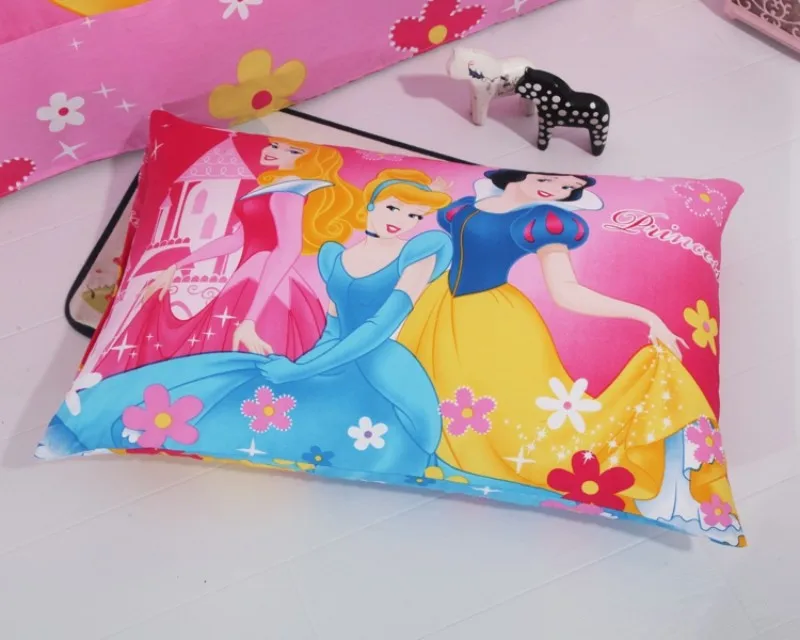 Disney мультфильм принцесса дети обувь для девочек розовый постельное белье набор пододеяльников пуховых одеял кровать простыни наволочки Твин х