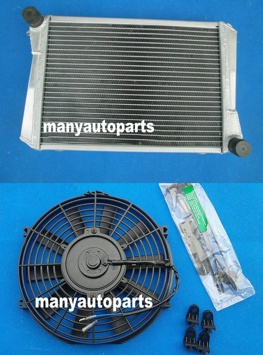 Алюминиевый радиатор + вентилятор для MG MIDGET 1275 руководство 67 68 73 74 70|fan fan|radiator fanfan