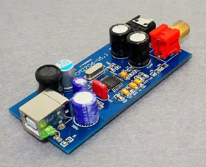 Бесплатная доставка! PCM2706 USB DAC звуковой amp модуль без низкого уровня шума |