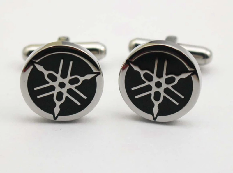 Мужские запонки AA+ с оригинальным фирменным дизайном 007 James Bond Spectre Logo Запонки Эмалированные мужские запонки