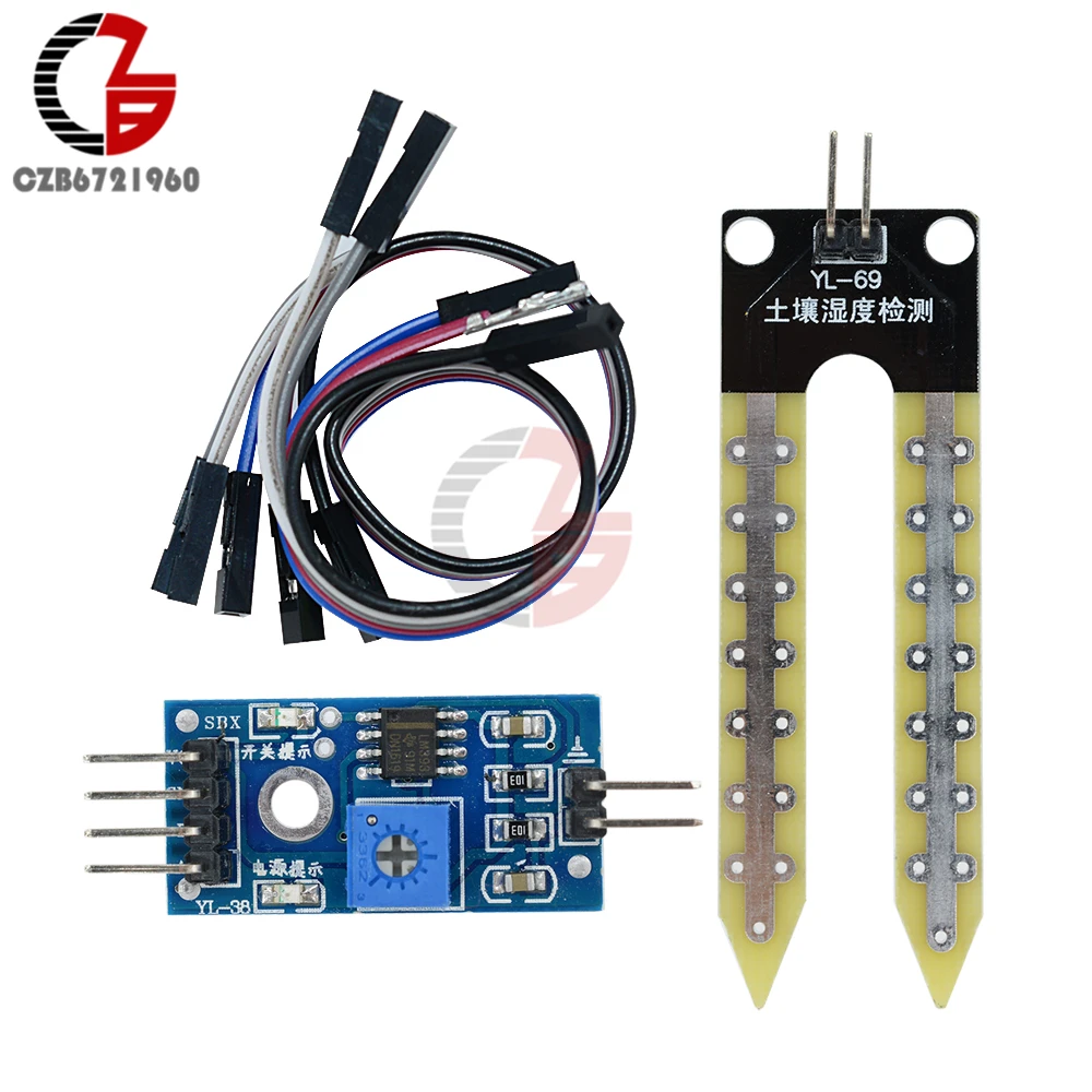Гигрометр почвы модуль обнаружения влажности панель датчика грунта набор сделай
