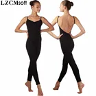 Женский гимнастический танцевальный костюм из нейлона и спандекса, 22 цвета