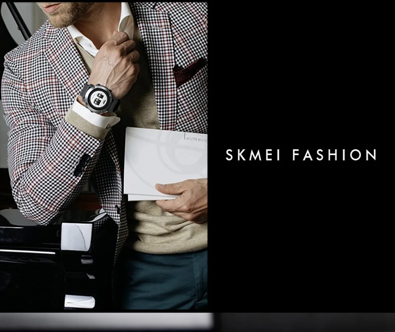 SKMEI новые модные часы мужские спортивные цифровые наручные часы многофункциональные водонепроницаемые мужские кварцевые часы Relogio Masculino 1486