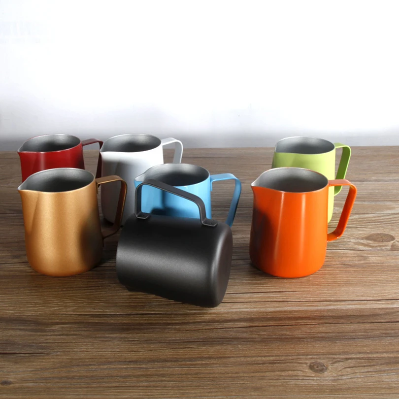 Кувшин для кофе эспрессо из нержавеющей стали 350 мл|mug color|mug craftmug milk |