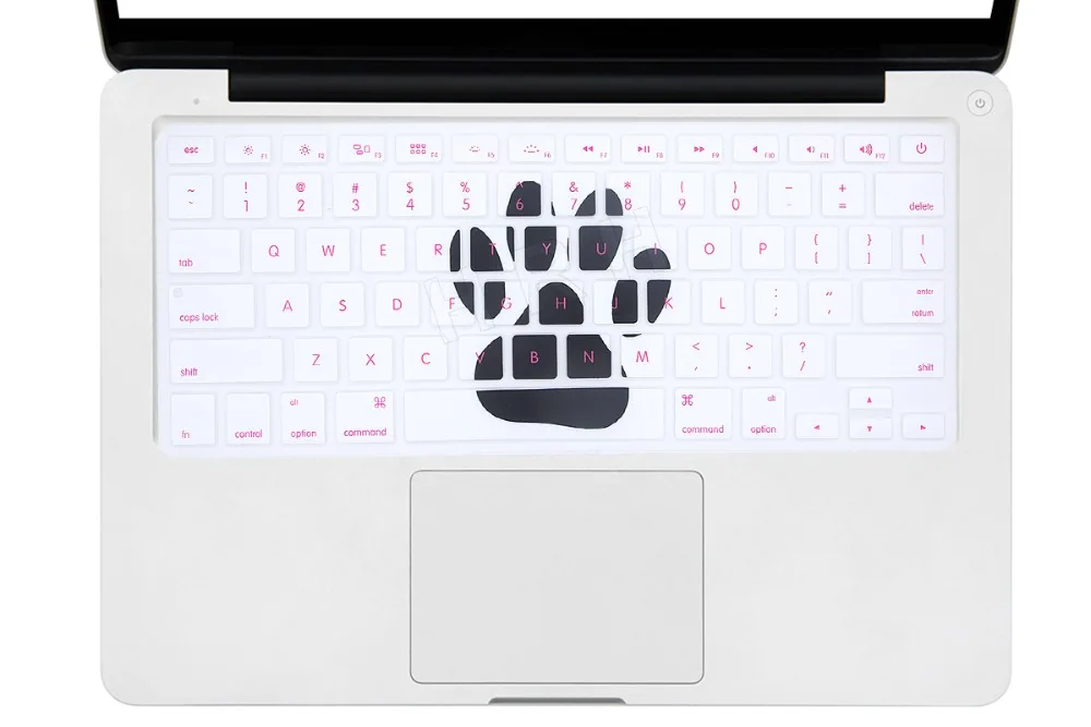 Силиконовый чехол для клавиатуры с изображением животных защитный всех Apple Macbook