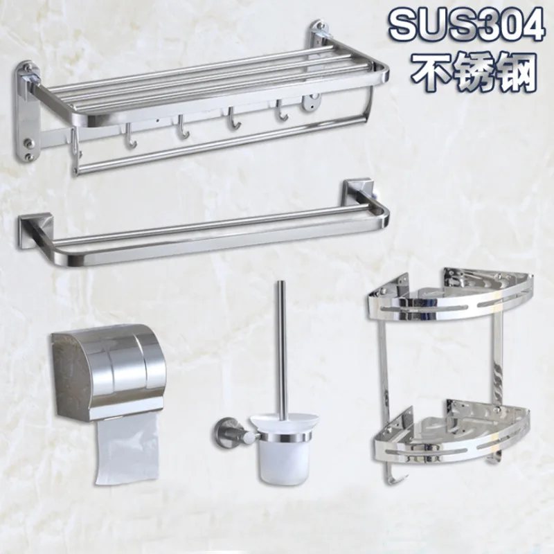 

Bathroom Towel Rack Stainless Steel Towel Rack 304 Bathroom Rack Bathroom Hardware Pendant Bathroom Hotel