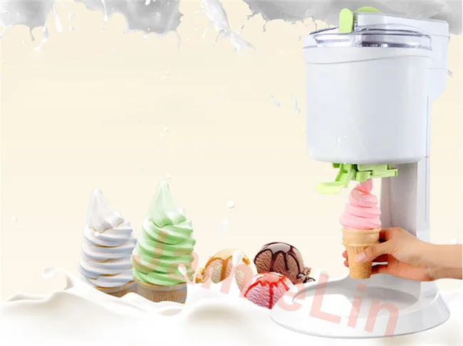 1L большой ёмкость автоматический мини мороженое машина DIY Домашний Детский