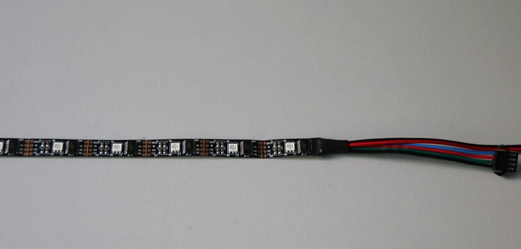 5 м WS2801 5050 RGB Мечта цветная светодиодная лента индивидуально Адресуемая DC5V ws2801 ic 32