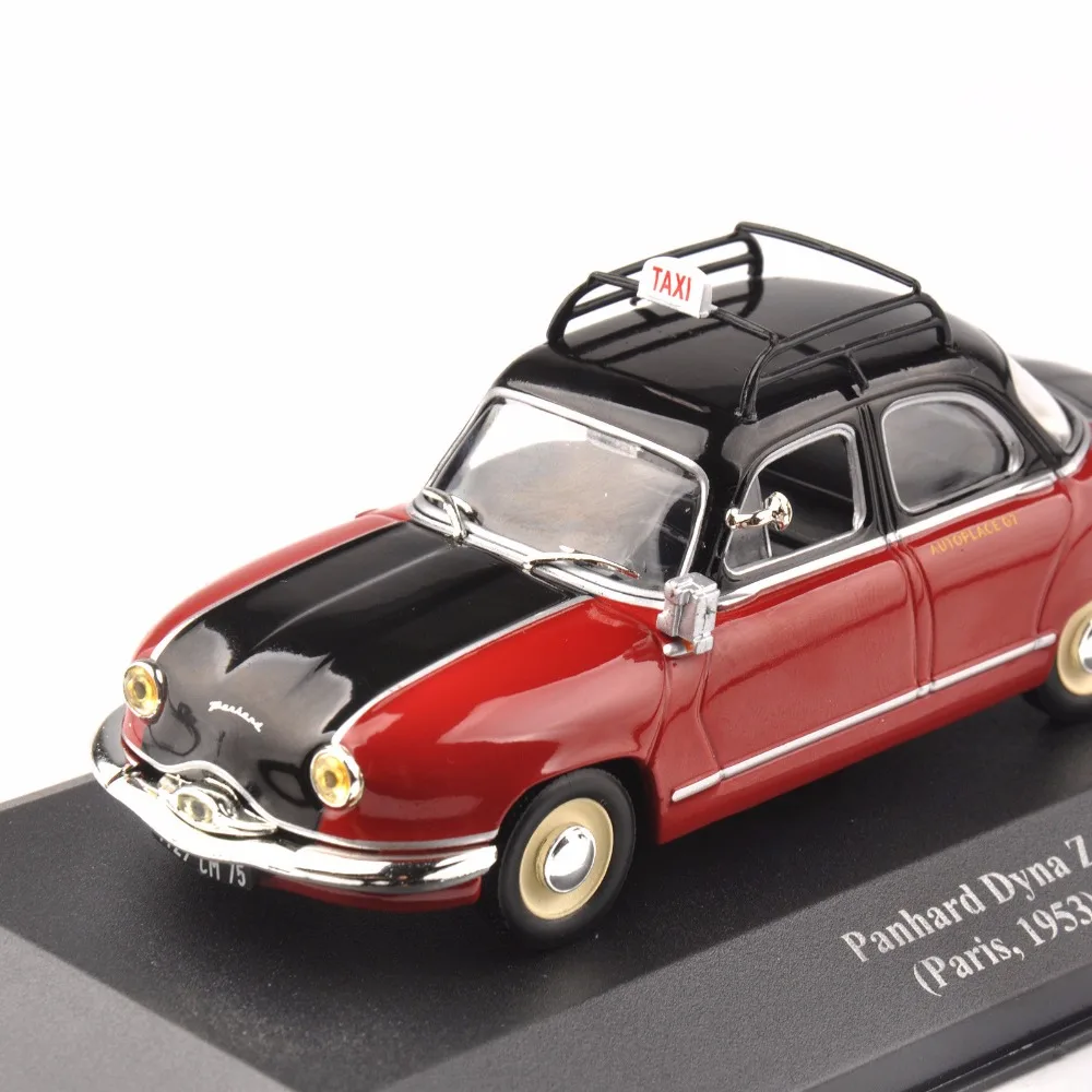 Дешевые Коллекционные детские игрушки 1:43 красный IXO Panhard Dyna Z Париж 1953 классический такси литой автомобиль модель подарок игрушки для детей подарок