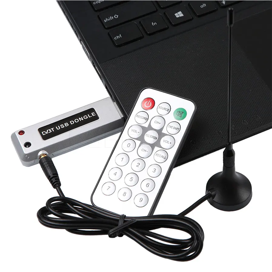 Kebidumei цифровой dvb-t HD ТВ тюнер Регистраторы приемник USB2.0 программного обеспечения радио DVB T тюнер HD ТВ с антенной для ноутбук Тетрадь