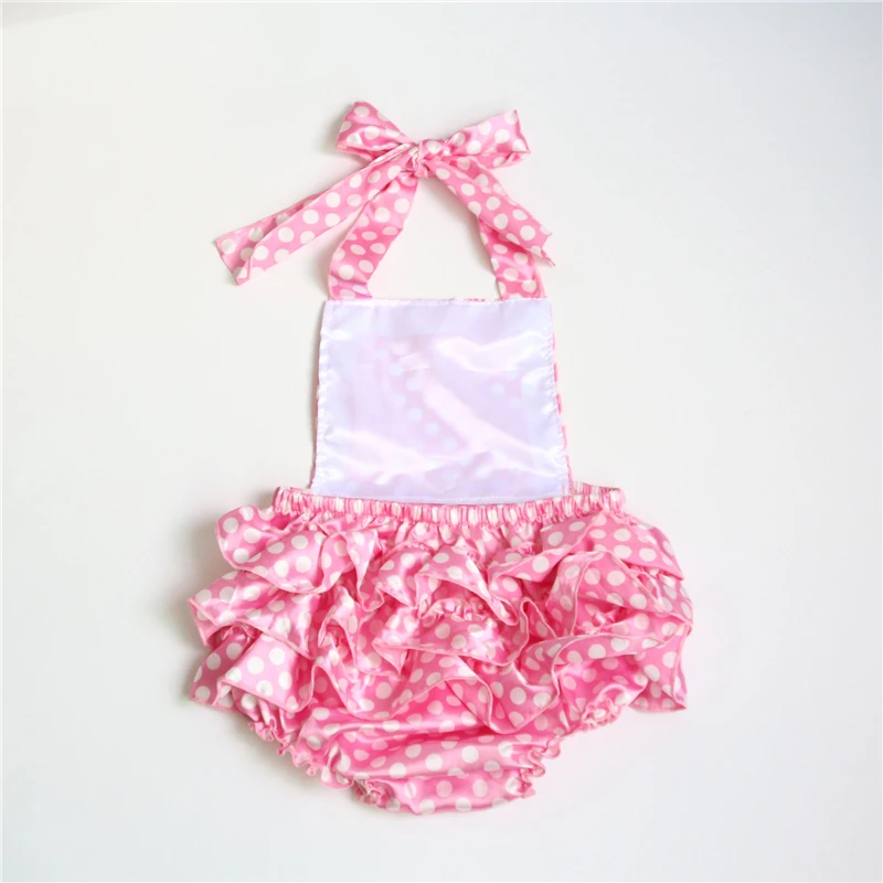 cute baby rompers girls clothes cotton polka dot condole belt soft solid bowknot infant jumpsuit | Детская одежда и обувь