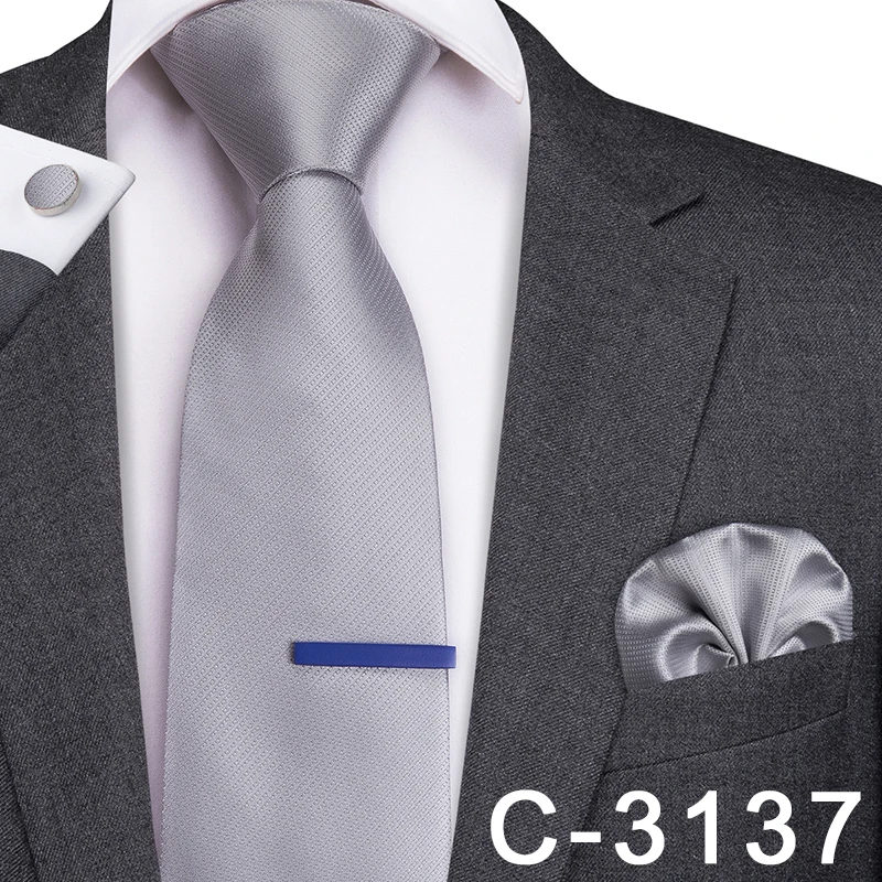 N-3137-LJ-326 Набор Запонок Hi-Tie, шелк, разноцветный, петличный, Hanky, мужской галстук, 12 видов стилей, тканый, однотонный, красный галстук для мужчин, персиковый, для свадьбы, Gravata - Цвет: N-3137-LJ-326