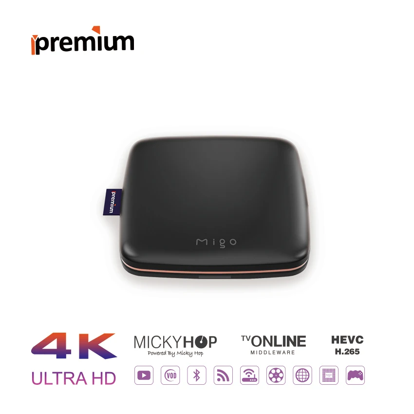 Amlogic S905X двойной Системы Smart 4 К Ultra HD 8 г Ipremium Migo Pro Android 6 0 Tv box Декодер каналов