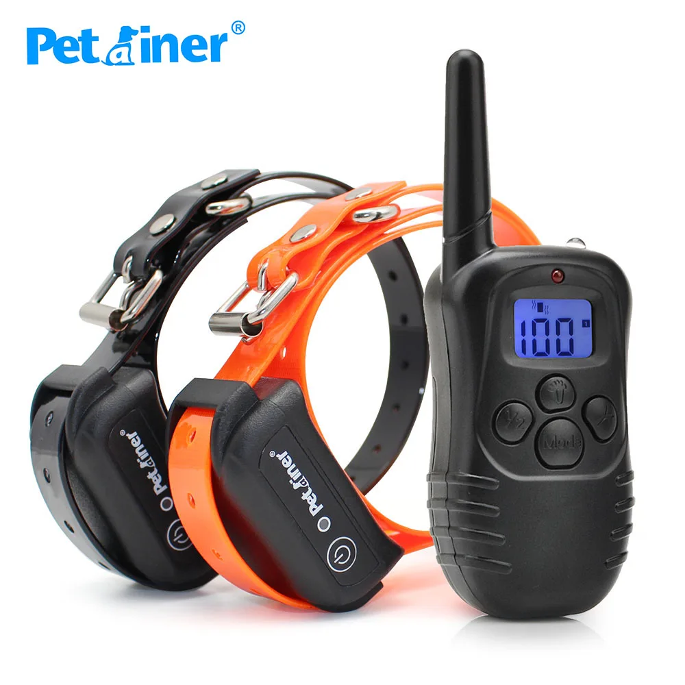 Вибрационный ошейник Petrainer 998DB 2 300 с пультом дистанционного управления для