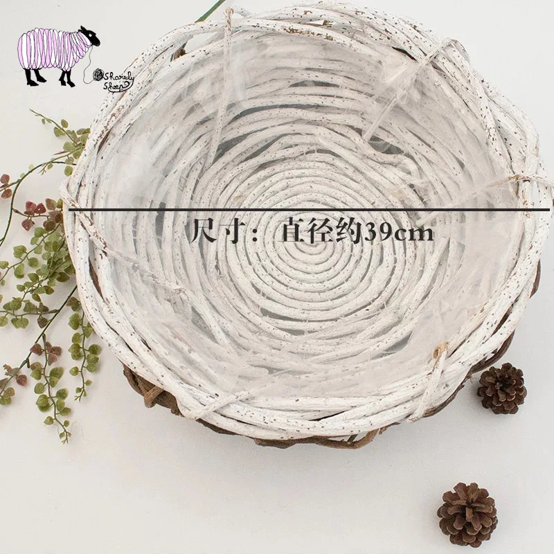 Wooden Basket Newborn Baby Photography Props Infant Girl Boy Photo Shoot Studio Posing fotografia Accessoires | Детская одежда и