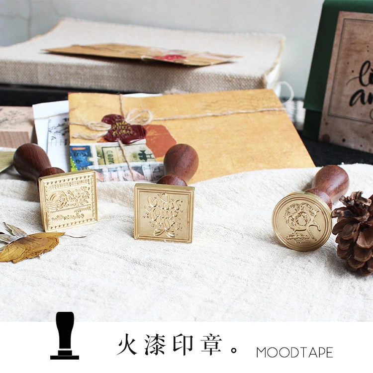 Moodtape индивидуальный Деревянный Штамп Дерево воск печать штамп для DIY подарок/пригласительный альбом декоративная печать хлопок металл штамп печать
