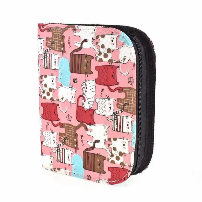 Pink Bag Only 1 Набор алюминиевых игл для шитья, набор крючков для вязания, держатель для свитера, сделай сам, ткань для плетения, набор инструментов для хранения, сумка для шитья, аксессуары для шитья - Цвет: Pink Bag Only