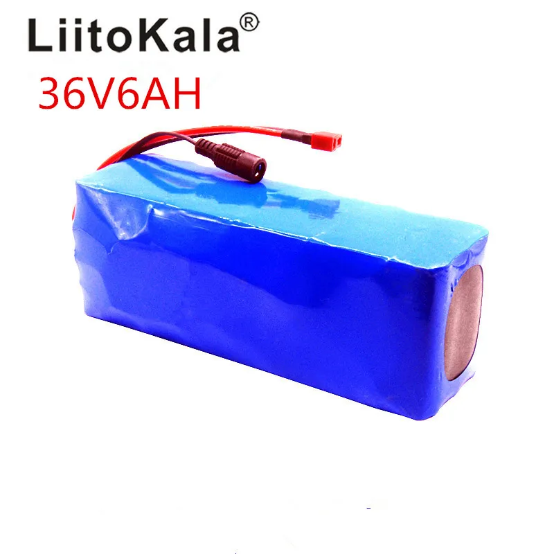 2018 LiitoKala 36В 6ач 500 Вт 18650 литиевая батарея 8ач для электрического велосипеда 2А