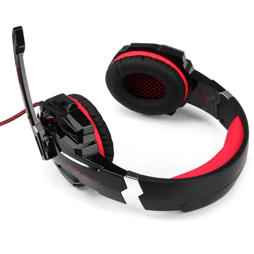 KOTION EACH G9000 Gaming Headphone 7.1 Surround USB Vibration Game Headset Headband with Mic LED Light for PC Gamer | Электроника