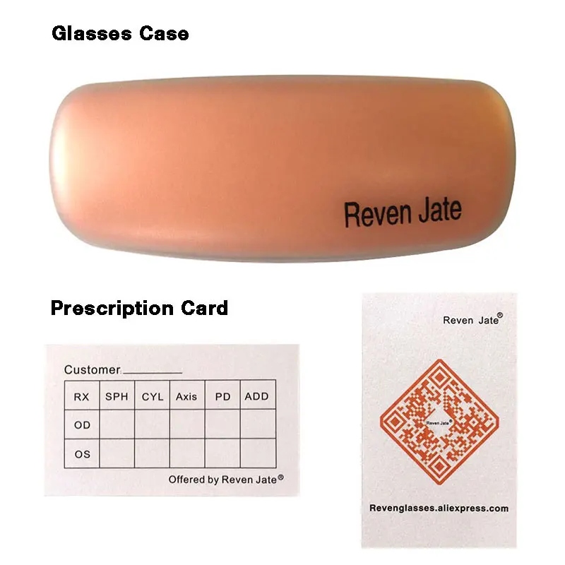 Reven Jate Tungsten Optical Spectacles Eyewear Fatigue Radiation-resistant Eyeglasses Glasses Frame Oculos de grau Men and Women images - 6