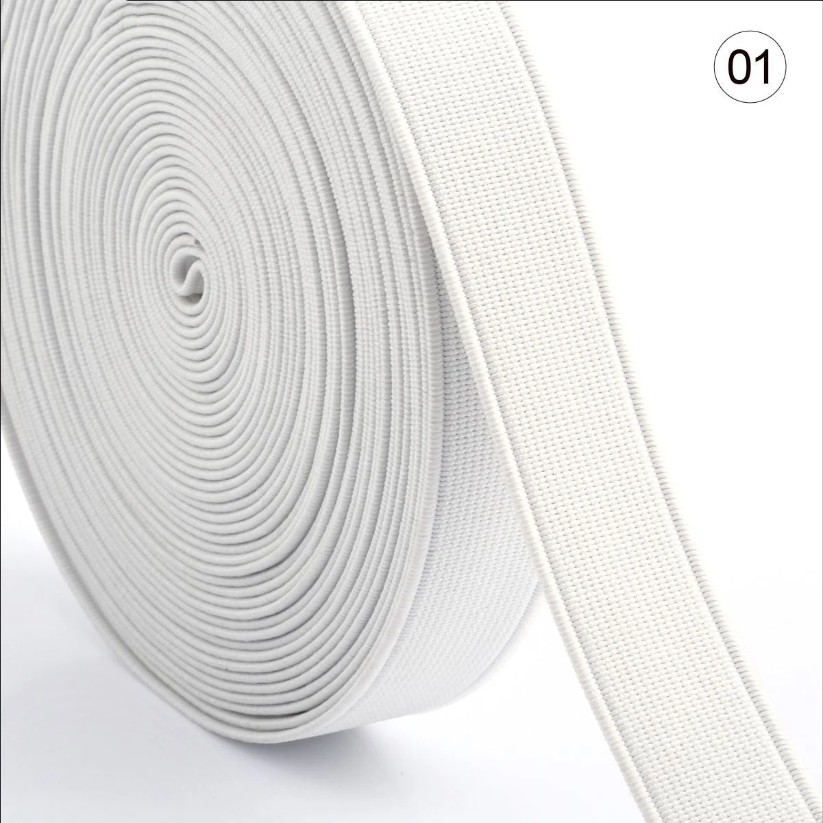 white 7 м Meetee Эластичная лента 1,5/2/2,5 см DIY Швейные эластичные ленты полиэстер лямки лентой отделка Материал Костюмы аксессуары для сумок - Цвет: white