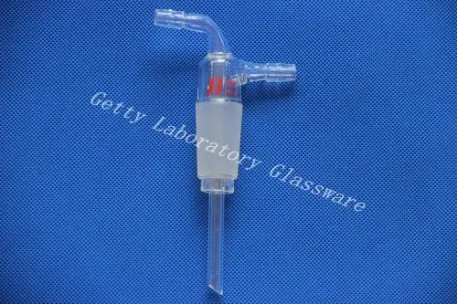 

glass adapter,24/40 joint,10mm Hose Connection,borosilicate glass material