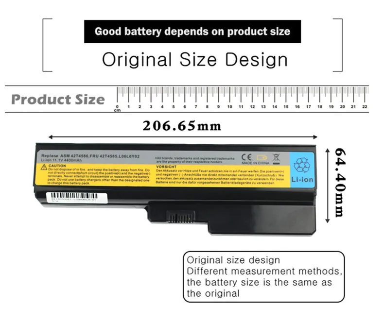Аккумулятор для ноутбука Lenovo 51J0226 57Y6266 57Y6527 57Y6528 ASM 42T4586 42T4728 FRU 42T4585 42T4727 L06L6Y02 L08L6C02