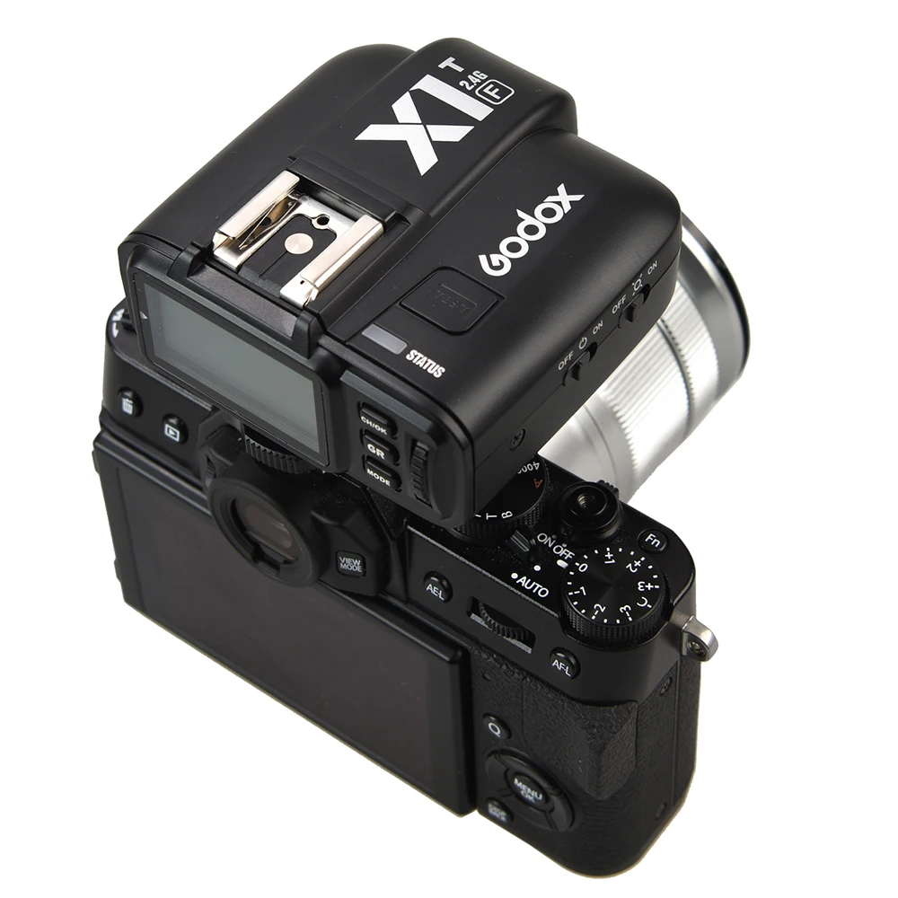 Беспроводная ЖК вспышка Godox для Fujifilm TT685O TT350O 2 4G TTL Trans mi tter с камерой MI Shoe (X1T F)|transmitter