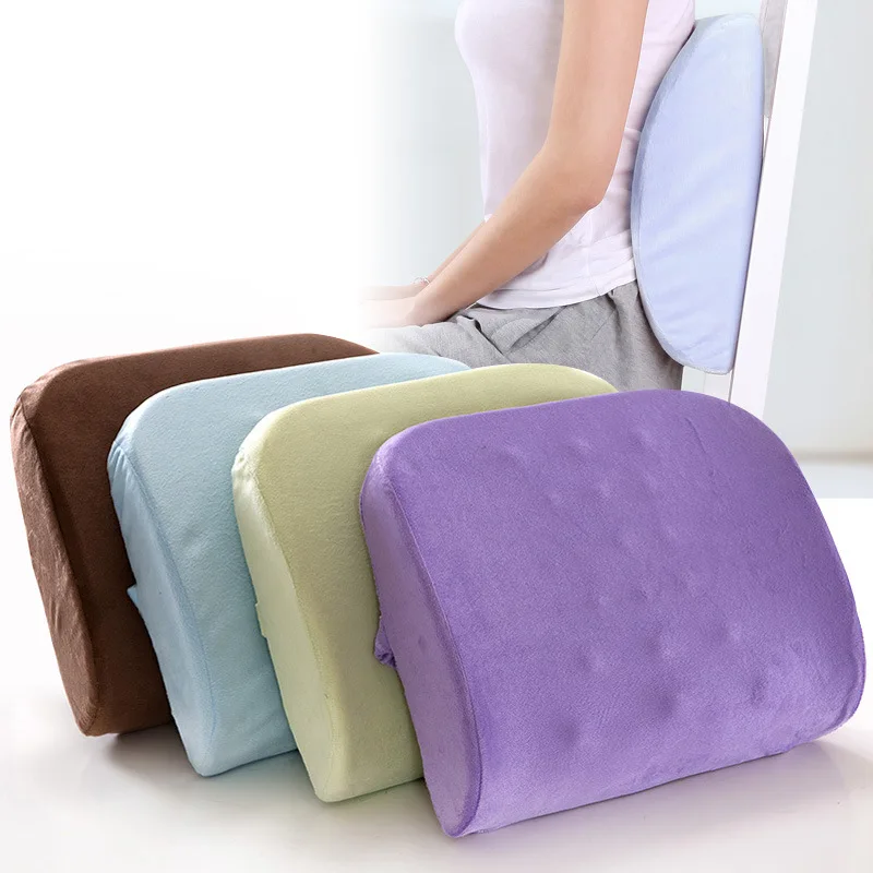 Хлопковая Автомобильная подушка с памятью Офисная Подушка под поясницу