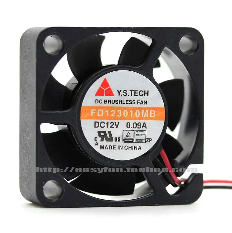 Новый вентилятор охлаждения Y.S.TECH 12В 0,09a 3 см silent 3010 3 см FD123010MB