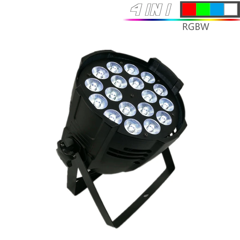 Big LED 18X12W RGBW Светодиодный светильник Par 18x15 Вт, алюминиевый сценический прожектор Par с мультичипом RGBWA 5в1, светильник для мытья, деловой светильник s, профессиональный, вечерние, KTV - Цвет: Big LED 18X12W RGBW