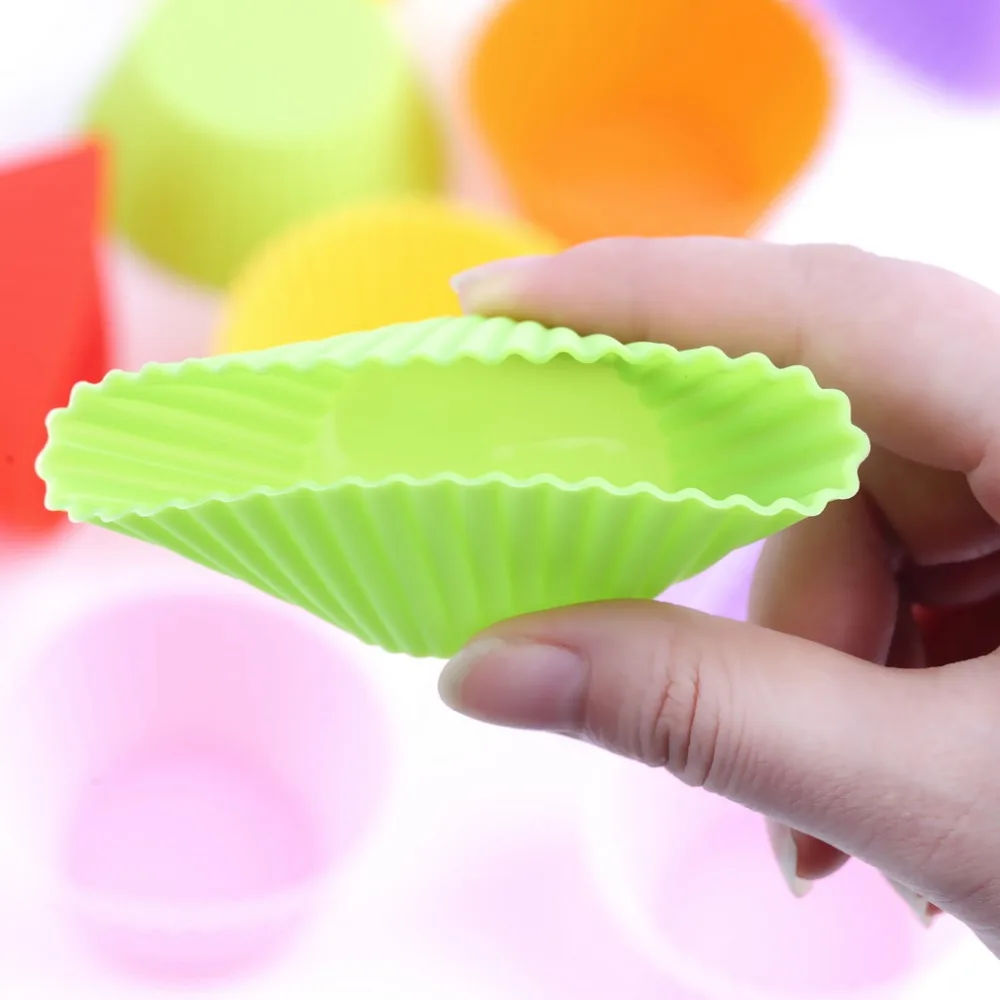 12pcs cake lined mode circular silicone muffin baking mold manufacturing plate sheet with tools | Автомобили и мотоциклы