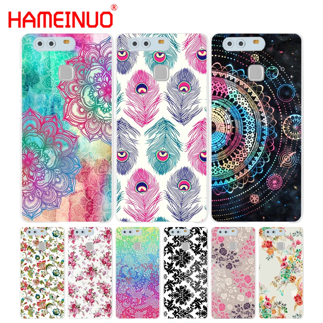 HAMEINUO красивый чехол для телефона с тотемным рисунком huawei Ascend P7 P8 P9 P10 lite plus G8 G7 honor 5C