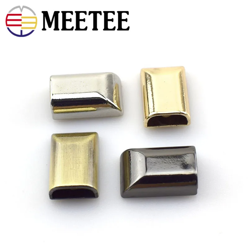 Meetee 30 шт/50 шт 11x17мм металлическая молния Хвостовая Пряжка Застежка Молния